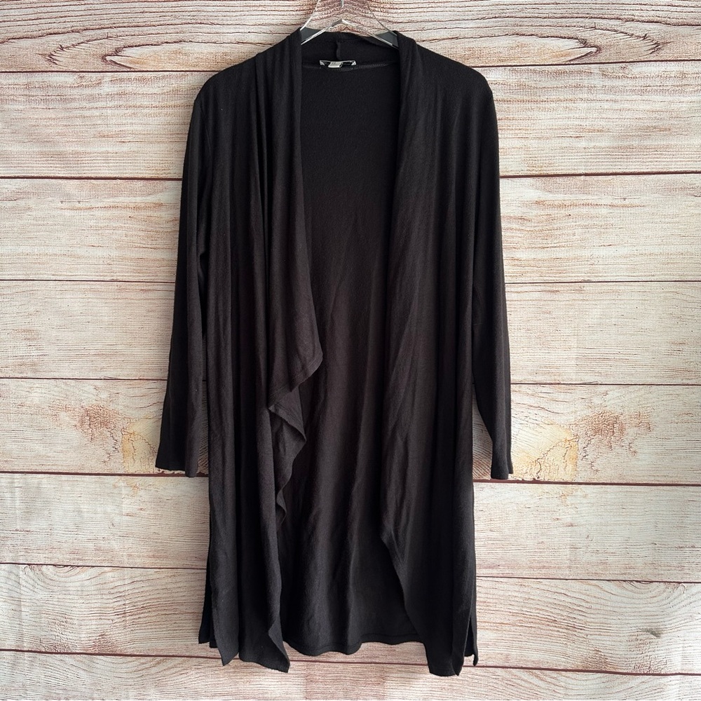 Halston Heritage Charcoal Knit Top
